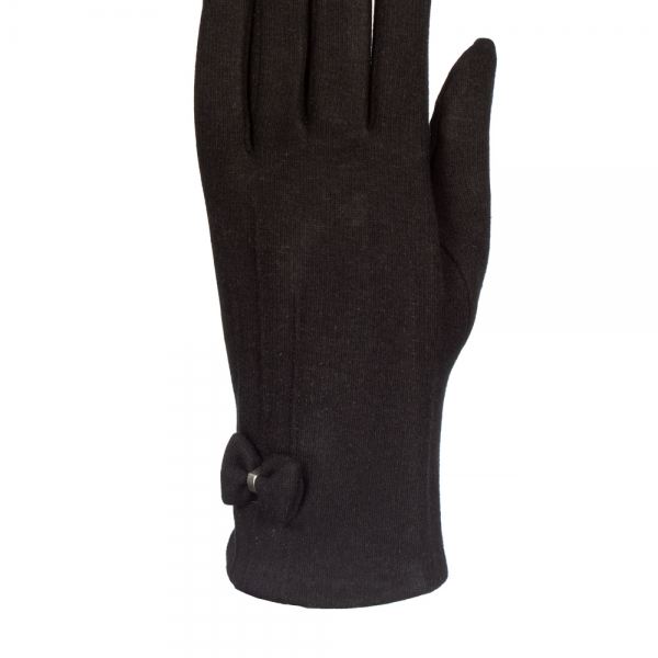 Дамски ръкавици Dija черен цвят, 2 - Kalapod.bg